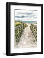 Seaside Entry-Mary Lou Johnson-Framed Art Print