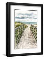 Seaside Entry-Mary Lou Johnson-Framed Giclee Print