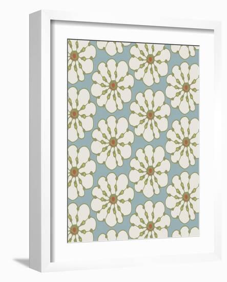 Seaside Floral-Joanne Paynter Design-Framed Giclee Print