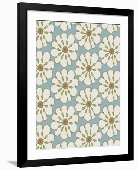 Seaside Floral-Joanne Paynter Design-Framed Giclee Print