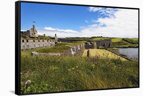 Seaside Fort, Kinsale, Ireland-George Oze-Framed Stretched Canvas