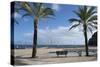 Seaside Fountains in the Town of Machico, Madeira, Portugal-Natalie Tepper-Stretched Canvas