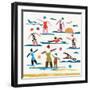 Seaside Frolics-Jenny Frean-Framed Giclee Print