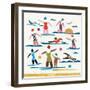 Seaside Frolics-Jenny Frean-Framed Giclee Print