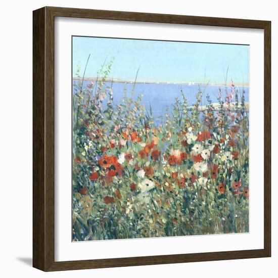 Seaside Garden I-Tim OToole-Framed Art Print