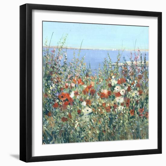 Seaside Garden I-Tim OToole-Framed Art Print