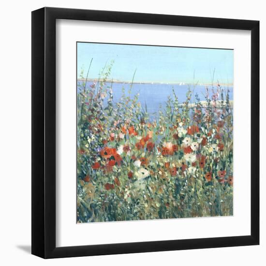 Seaside Garden I-Tim OToole-Framed Art Print