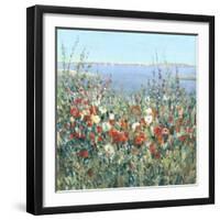 Seaside Garden II-Tim OToole-Framed Art Print