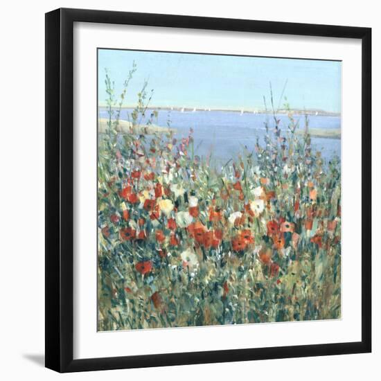 Seaside Garden II-Tim OToole-Framed Art Print