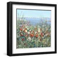 Seaside Garden II-Tim OToole-Framed Art Print