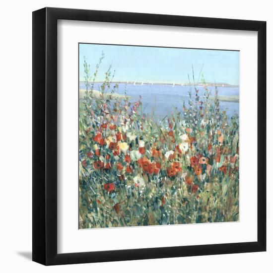 Seaside Garden II-Tim OToole-Framed Art Print