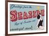 Seaside Greetings-The Vintage Collection-Framed Giclee Print