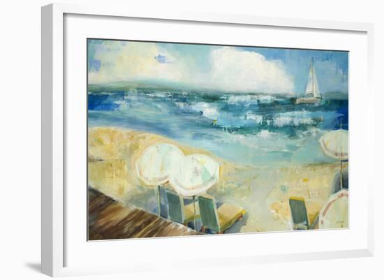 Seaside Harbor I-Jill Martin-Framed Art Print