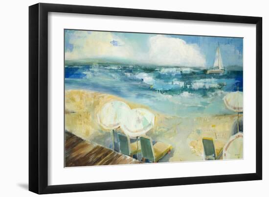 Seaside Harbor I-Jill Martin-Framed Art Print