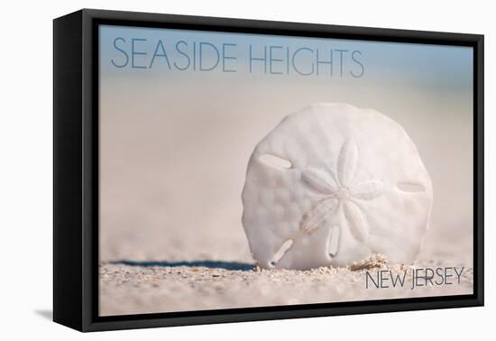 Seaside Heights, New Jersey - Sand Dollar-Lantern Press-Framed Stretched Canvas