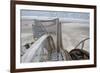 Seaside Heights - Roller Coaster Construction 2-Lantern Press-Framed Art Print