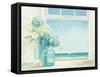 Seaside Hydrangea-null-Framed Stretched Canvas