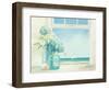 Seaside Hydrangea-null-Framed Art Print