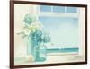 Seaside Hydrangea-null-Framed Art Print