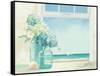 Seaside Hydrangea-null-Framed Stretched Canvas