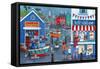 Seaside Ice Creams-Peter Adderley-Framed Stretched Canvas