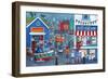 Seaside Ice Creams-Peter Adderley-Framed Art Print