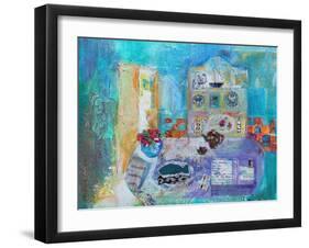 Seaside Kitchen-Sylvia Paul-Framed Giclee Print