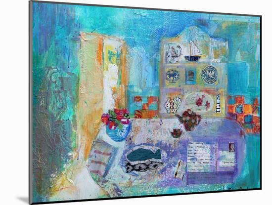 Seaside Kitchen-Sylvia Paul-Mounted Giclee Print