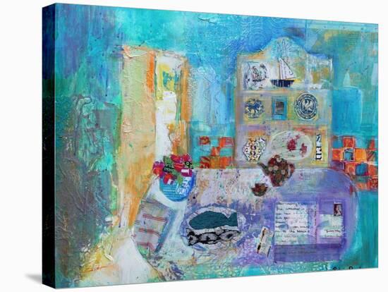 Seaside Kitchen-Sylvia Paul-Stretched Canvas