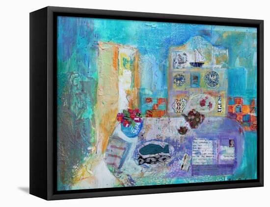 Seaside Kitchen-Sylvia Paul-Framed Stretched Canvas