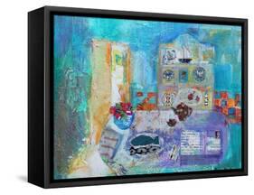 Seaside Kitchen-Sylvia Paul-Framed Stretched Canvas