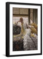 Seaside; La Reverie-James Tissot-Framed Giclee Print