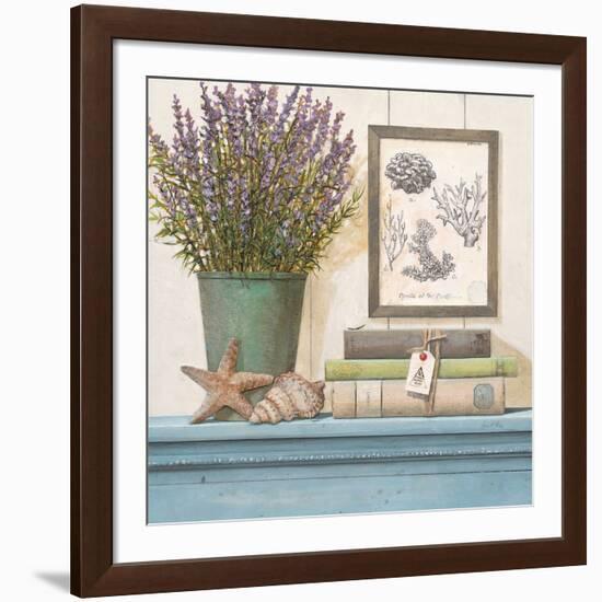 Seaside Lavender-Arnie Fisk-Framed Art Print