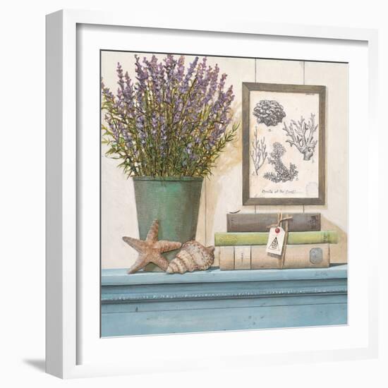 Seaside Lavender-Arnie Fisk-Framed Art Print