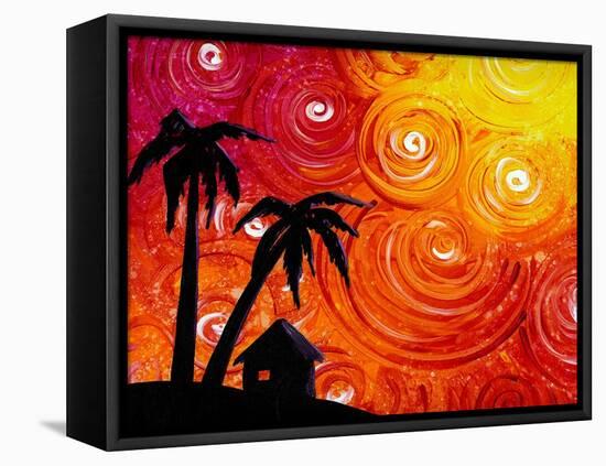 Seaside Lights-Cindy Thornton-Framed Stretched Canvas