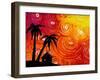 Seaside Lights-Cindy Thornton-Framed Art Print