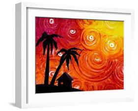 Seaside Lights-Cindy Thornton-Framed Art Print