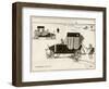 Seaside Limousine-William Heath Robinson-Framed Art Print