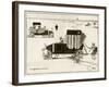 Seaside Limousine-William Heath Robinson-Framed Art Print