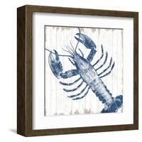 Seaside Lobster-Sparx Studio-Framed Art Print