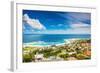 Seaside of Cape Town, Beautiful Coastal City in the Africa, Panoramic Landscape, Modern Buildings,-Anna Omelchenko-Framed Photographic Print