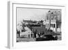 Seaside, Oregon - Exterior View of the Shore Coffee Shop-Lantern Press-Framed Art Print