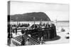 Seaside, Oregon Turnaround and Tillamook Head Photograph - Seaside, OR-Lantern Press-Stretched Canvas