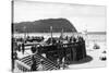 Seaside, Oregon Turnaround and Tillamook Head Photograph - Seaside, OR-Lantern Press-Stretched Canvas