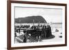 Seaside, Oregon Turnaround and Tillamook Head Photograph - Seaside, OR-Lantern Press-Framed Art Print