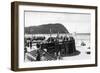 Seaside, Oregon Turnaround and Tillamook Head Photograph - Seaside, OR-Lantern Press-Framed Art Print