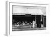 Seaside, Oregon View of Hoefler Ice Cream Shop Photograph - Seaside, OR-Lantern Press-Framed Art Print