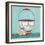 Seaside Pail-Elle Summers-Framed Art Print