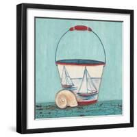 Seaside Pail-Elle Summers-Framed Art Print