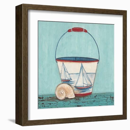 Seaside Pail-Elle Summers-Framed Art Print